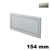 Immagine di Maniglia U9107 A da incassare 154x56 metallo pressofuso finitura nichel satinato 