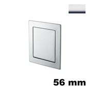 Immagine di Maniglia U9107 B da incassare 56x56 metallo pressofuso finitura cromo lucido 