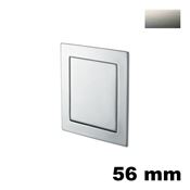 Immagine di Maniglia U9107 B da incassare 56x56 metallo pressofuso finitura nichel satinato 
