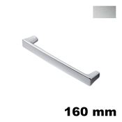 Immagine di Maniglia U9110 A interasse 160 mm metallo pressofuso finitura argento 