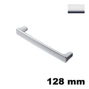 Immagine di Maniglia U9110 B interasse 128 mm metallo pressofuso finitura cromo lucido 