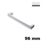 Immagine di Maniglia U9110 C interasse 96 mm metallo pressofuso finitura cromo lucido 