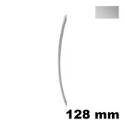 Immagine di Maniglia U9111 D interasse 128 mm alluminio anodizzato naturale 