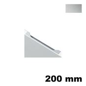 Immagine di Maniglia U9134 A da incassare 200 mm metallo pressofuso finitura argento 