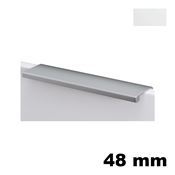 Immagine di Maniglia U9153 D interasse 48 mm alluminio finitura bianco opaco 