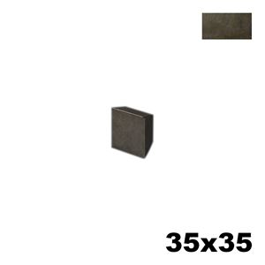 Immagine di Maniglia U9160 C Basic 35x35 mm metallo pressofuso finitura bronzo ossidato 