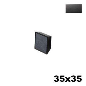 Immagine di Maniglia U9160 C Combi 35x35 mm metallo pressofuso finitura antracite/ardesia 
