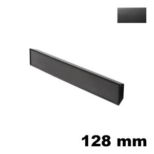 Immagine di Maniglia U9160 D Blank interasse 128 mm metallo pressofuso finitura antracite 