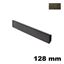 Immagine di Maniglia U9160 D Blank interasse 128 mm metallo pressofuso finitura bronzo ossidato 
