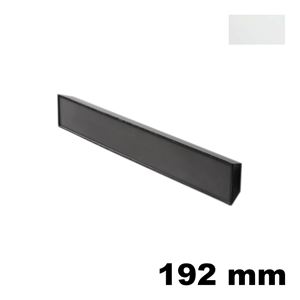 Immagine di Maniglia U9160 E Blank interasse 192 mm metallo pressofuso finitura bianco opaco 