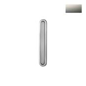 Immagine di Maniglia U9168 da incassare 85x16 mm metallo pressofuso finitura nichel satinato 