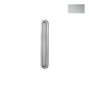 Immagine di Maniglia U9168 da incassare 85x16 mm metallo pressofuso finitura argento 