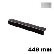Immagine di Maniglia U9171 B interasse 448 mm metallo pressofuso finitura argento 