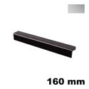 Immagine di Maniglia U9171 C interasse 160 mm metallo pressofuso finitura argento 
