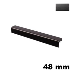 Immagine di Maniglia U9171 D interasse 48 mm metallo pressofuso finitura antracite 