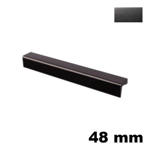 Immagine di Maniglia U9171 D interasse 48 mm metallo pressofuso finitura antracite 