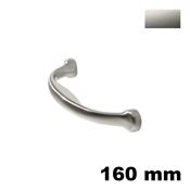Immagine di Maniglia U945 A interasse 160 mm metallo pressofuso finitura nichel satinato 