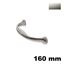 Immagine di Maniglia U945 A interasse 160 mm metallo pressofuso finitura nichel satinato 