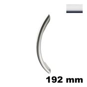 Immagine di Maniglia U960 A interasse 192 mm metallo pressofuso finitura crmo lucido 