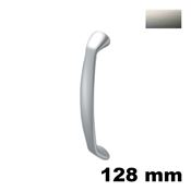 Immagine di Maniglia U976 B interasse 128 mm metallo pressofuso finitura nichel satinato 