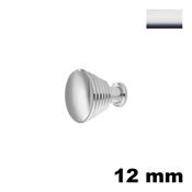 Immagine di Pomolo U835 C ottone diametro 12 mm finitura cromo lucido 