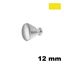 Immagine di Pomolo U835 C ottone diametro 12 mm finitura verniciato giallo 