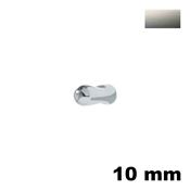 Immagine di Pomolo U866 diametro 10 mm metallo pressofuso finitura nichel satinato 