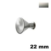 Immagine di Pomolo U936 diametro 21,5 mm ottone finitura nichel satinato 