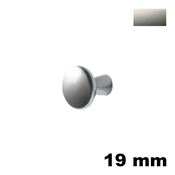 Immagine di Pomolo U939 diametro 19 mm ottone finitura nichel satinato 