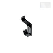 Immagine di Portabito U255 metallo pressofuso finitura bianco 