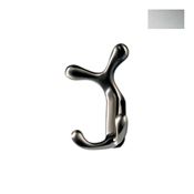 Immagine di Portabito U271 metallo pressofuso finitura argento 