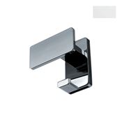 Immagine di Portabito U275 metallo pressofuso finitura bianco opaco 