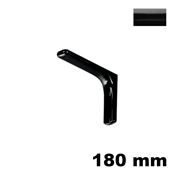 Immagine di Reggimensola Baco metallo pressofuso 180 mm colore nero 