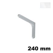 Immagine di Reggimensola Bacone metallo pressofuso 240 mm colore bianco 