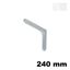 Immagine di Reggimensola Bacone metallo pressofuso 240 mm colore bianco 