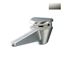 Immagine di Reggimensola U1426 metallo pressofuso 180 mm finitura nichel satinato 