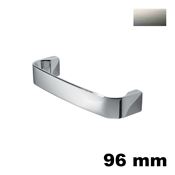 Immagine di Maniglia L109 B interasse 96 mm ottone finitura nichel opaco 