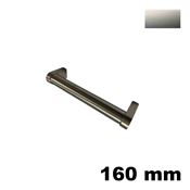 Immagine di Maniglia U9024 D interasse 160 mm metallo pressofuso finitura inox satinato 