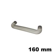 Immagine di Maniglia U9043 interasse 160 mm metacrilato trasparente 