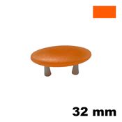 Immagine di Maniglia U9048 interasse 32 mm metacrilato arancione opalino 