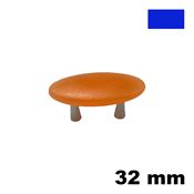 Immagine di Maniglia U9048 interasse 32 mm metacrilato blu opalino 