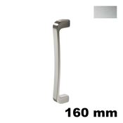 Immagine di Maniglia U9062 B interasse 160 mm metallo pressofuso finitura argento 