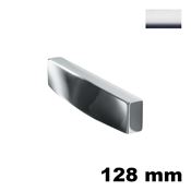 Immagine di Maniglia U9070 C interasse 128 mm metallo pressofuso finitura cromo lucido 
