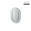 Immagine di Maniglia U9116 da incassare 45x31 mm metallo pressofuso finitura cromo lucido 