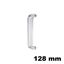 Immagine di Maniglia U9117 interasse 128 mm polipropilene colore trasparente 