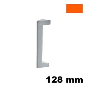 Immagine di Maniglia U9119 A interasse 128 mm gomma arancione 