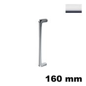 Immagine di Maniglia U9120 A interasse 160 mm metallo pressofuso finitura cromo lucido 