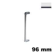 Immagine di Maniglia U9120 C interasse 96 mm metallo pressofuso finitura cromo lucido 