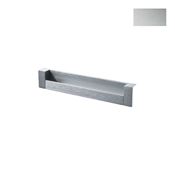 Immagine di Maniglia U9121 D da incassare 70x47 mm metallo pressofuso finitura argento 