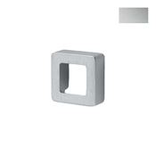 Immagine di Maniglia U9124 da incassare 35x35 mm metallo pressofuso finitura argento 